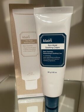 Klairs Rich Moist Soothing Cream - White & Deep Blue - Kids Skin Care